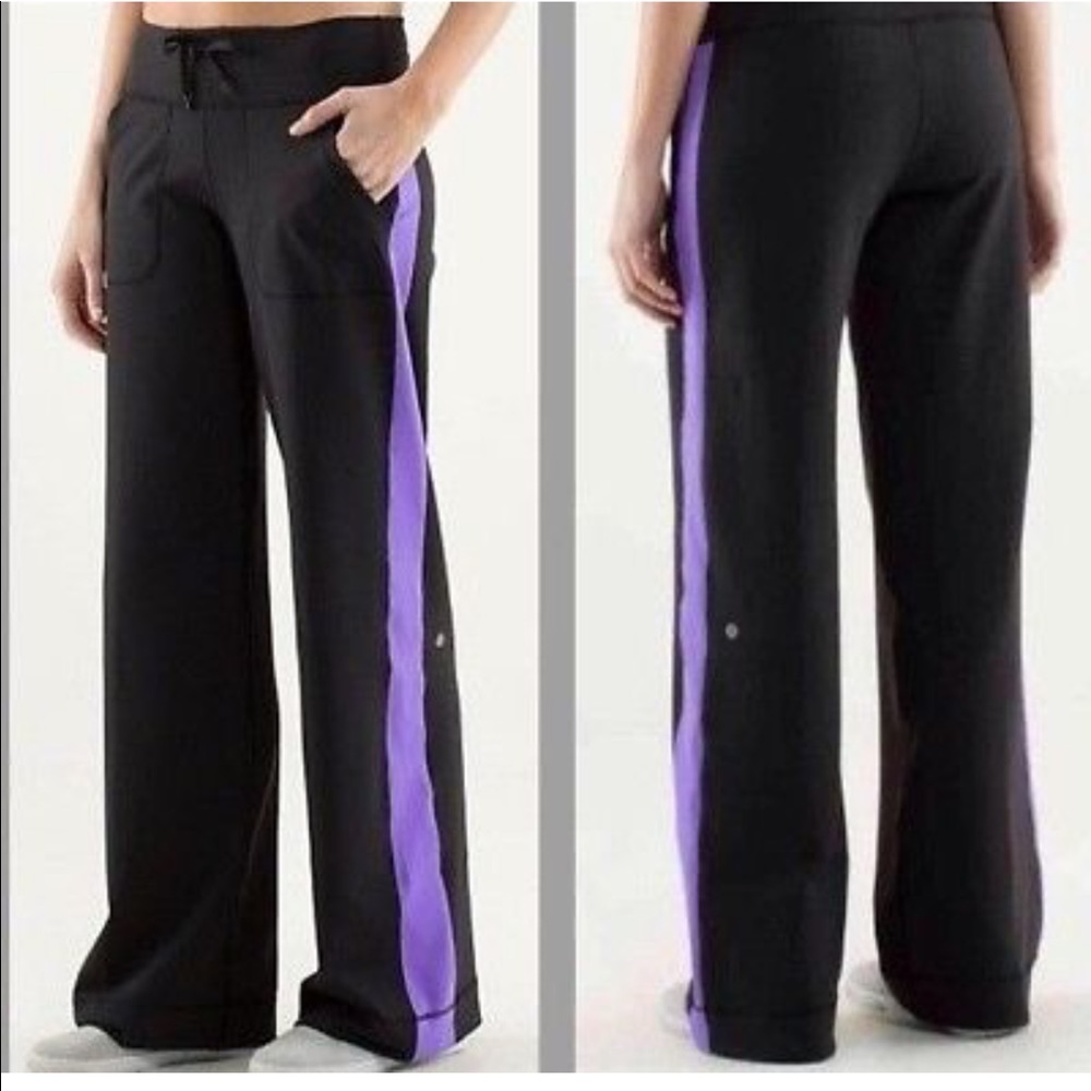 Lululemon Be Still Yoga Pants 6 Dance Wide Leg
